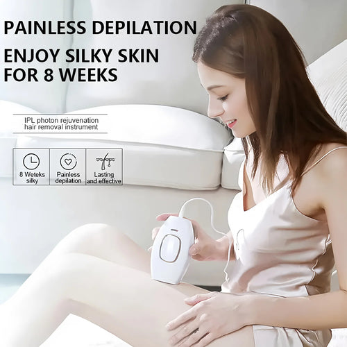 Body Bikini IPL 500,000 Flash Depilator Pulses Permanent Laser Epilator Painless For Women Hair Removal Home Use Devices